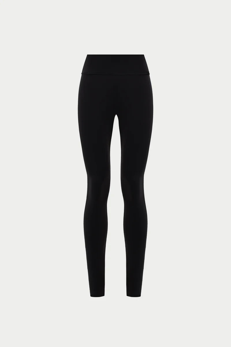 EMBLEM STRETCH SCULPTING LEGGINGS - BLACK | The Couture Club