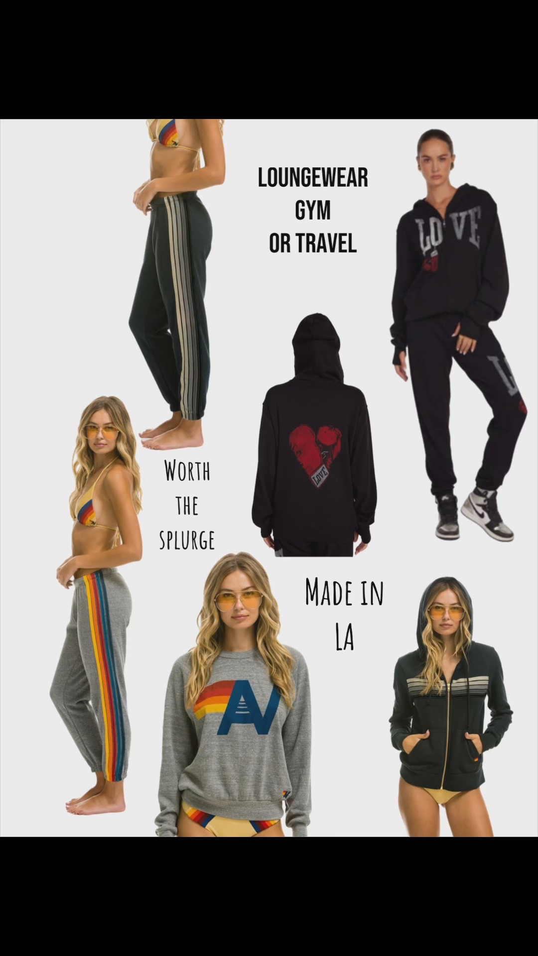 My absolute fav splurgie sweet sets ✨

There’s just something about sweats that are made in LA with the softest fabric ever. They’re cozy enough for lounging, but chic enough to wear out—and honestly, they feel like a little luxury every time I slip them on. 🍬🖤 The kind of sweatshirt + sweatpant combo you’ll never want to take off.

#LTKActive #LTKTravel #LTKStyleTip