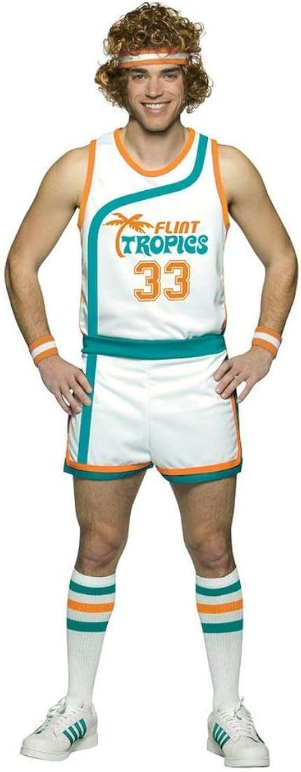 Flint Tropics Semi Pro Jackie Moon Basketball Uniform Costume | Amazon (US)