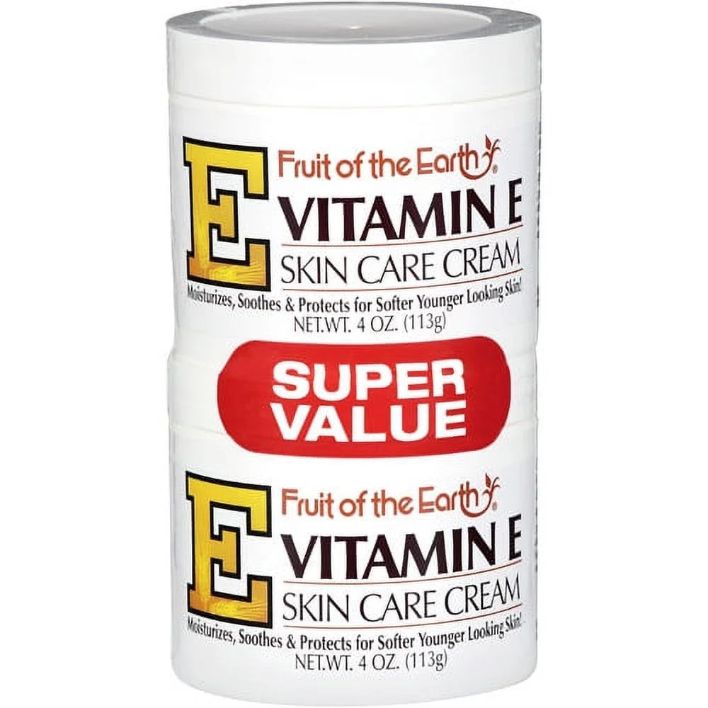 Fruit of the Earth Vitamin E Skin Care Cream Super Value, 4 Oz., 2 pack | Walmart (US)