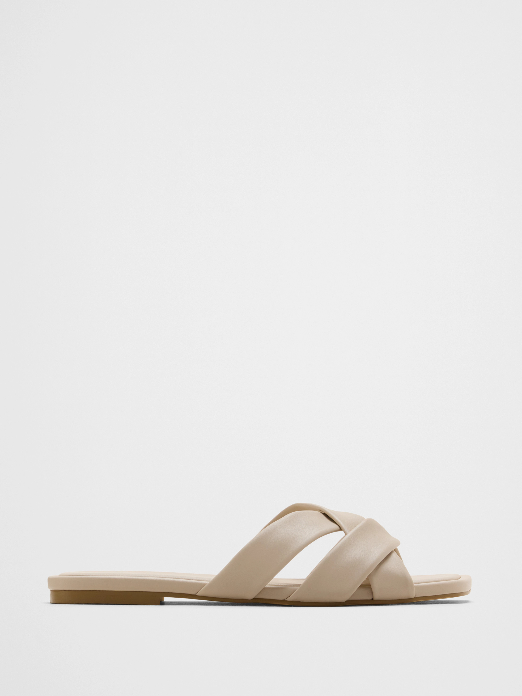 Vegan Leather Crossover Sandal | Banana Republic Factory
