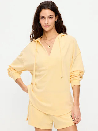 Oversized Tunic Beach Hoodie | Old Navy (CA)