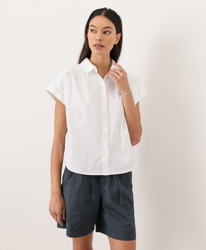 Women\u2019s All Day Poplin Easy Shirt made with Organic Cotton | Pact | Pact Apparel