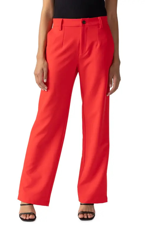 Sanctuary Noho Trouser Pants in Rouge at Nordstrom, Size 32 | Nordstrom