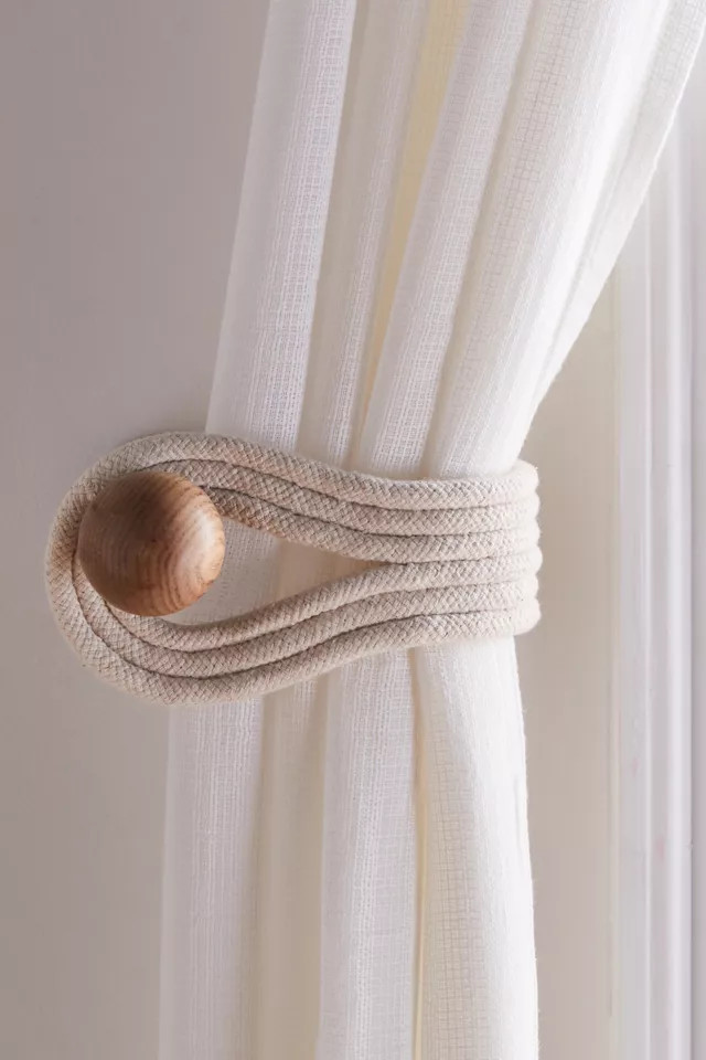 Lucy Curtain Tie-Back Set | Urban Outfitters (US and RoW)