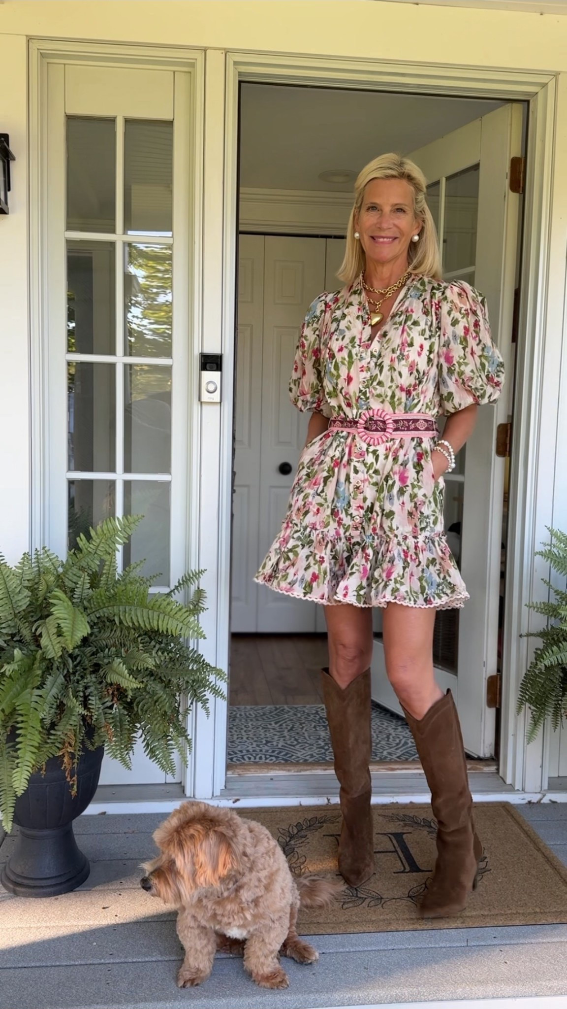 Brand new dress from Anthropologie.  Loverly Grey x Farm Rio. Fantastic for a warm Fall dress ❤️. I’m wearing it in Small but could have worn xs 

#LTKOver40 #LTKSeasonal #LTKStyleTip