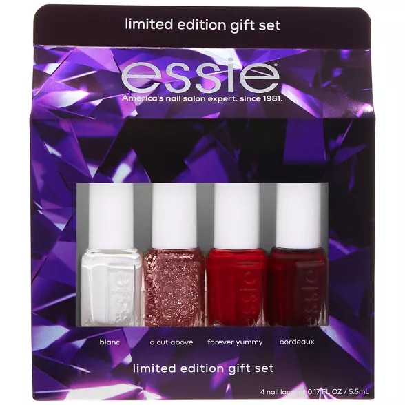 essie Limited Edition Holiday Minis Nail Polish Gift set - 4pc | Target