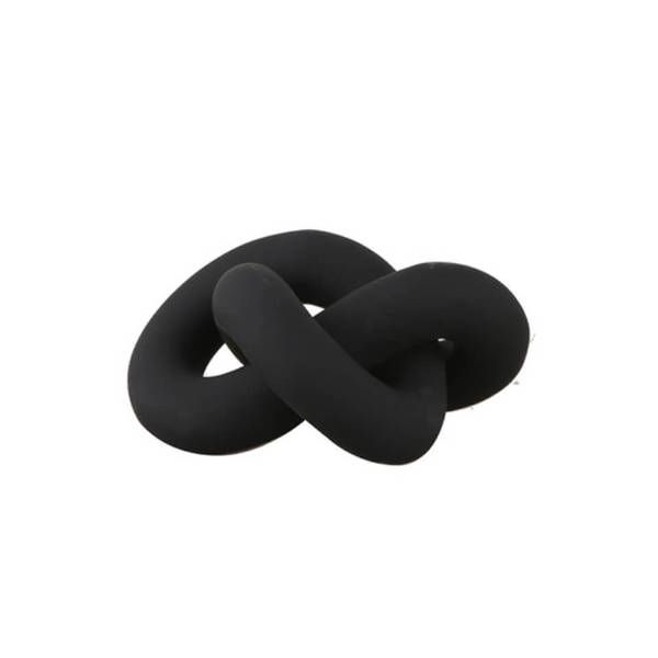 Cooee Design Knot Table Object - Black - Small | The Hut (UK)