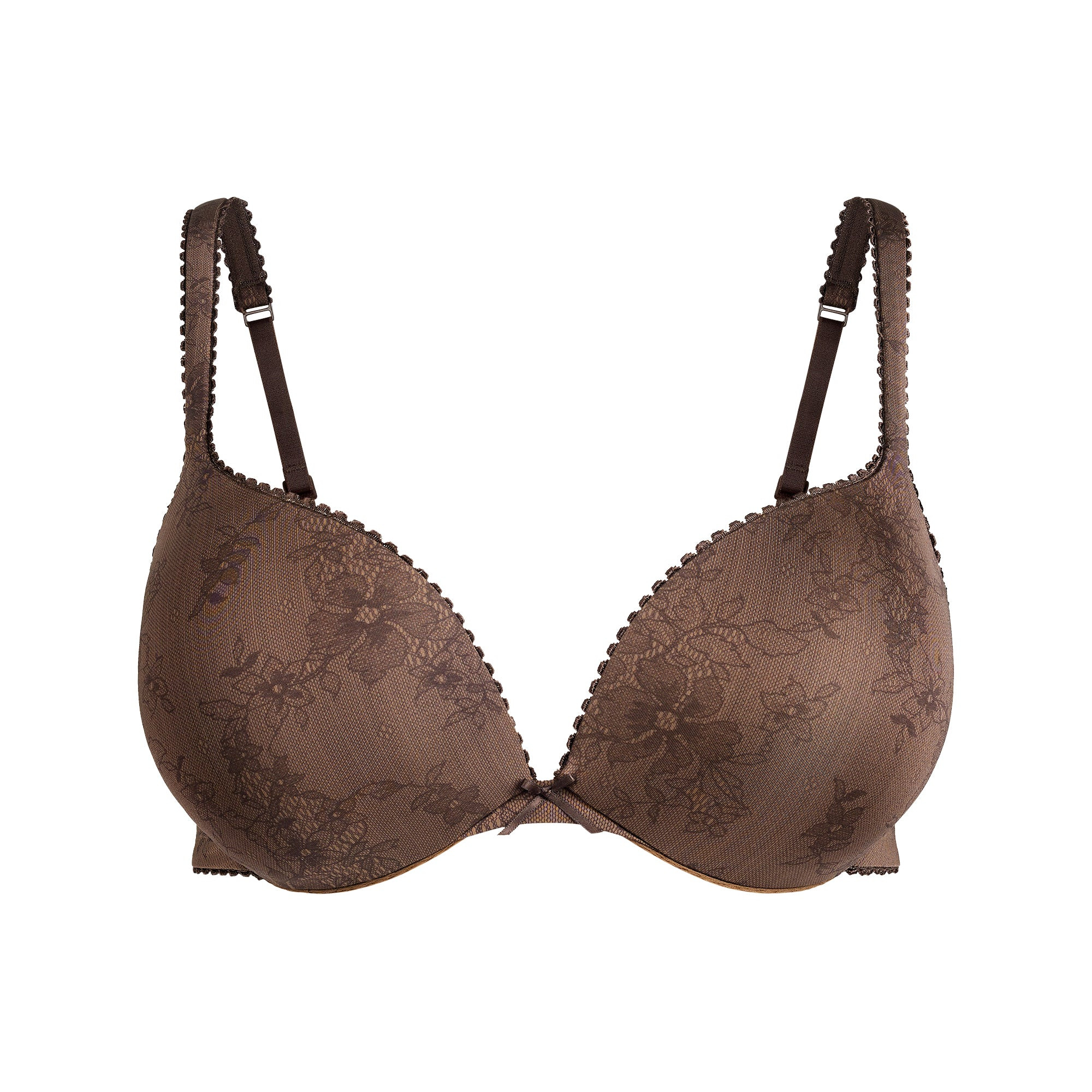 SKIMS ULTIMATE PICOT TEARDROP PUSH-UP BRA | OXIDE LACE PRINT | SKIMS (US)