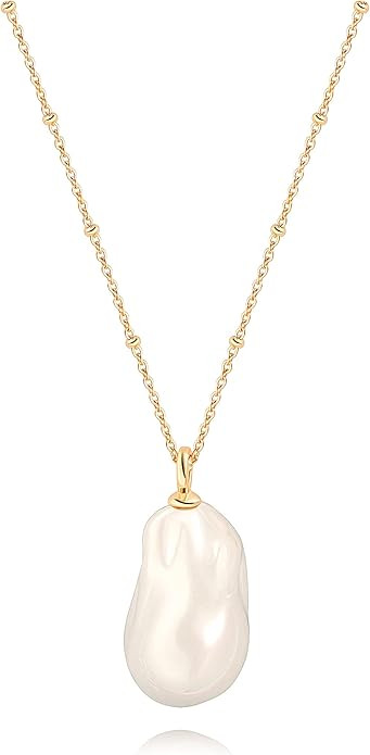 CANEVINKA 18K Gold Plate Coin Pendant Necklace for Women Dainty Compass Sunflower Necklaces Perso... | Amazon (US)