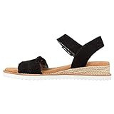 Skechers womens 113541 Sandal, Black, 9.5 US | Amazon (US)