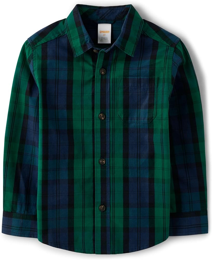 Gymboree,and Toddler Long Sleeve Plaid Button Up Shirts | Amazon (US)