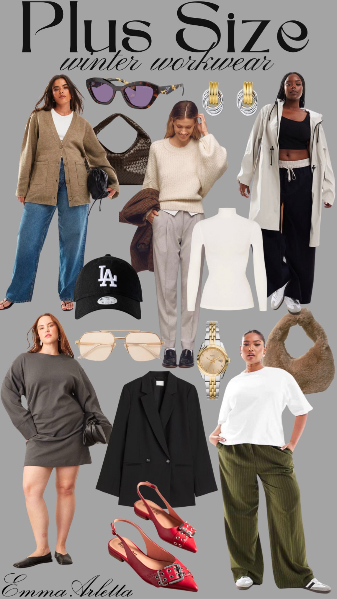 Plus size winter workwear 💼

Workwear, work outfit, chic style, office style, blazer, trousers, sweater 

#LTKPlusSize #LTKStyleTip #LTKWorkwear