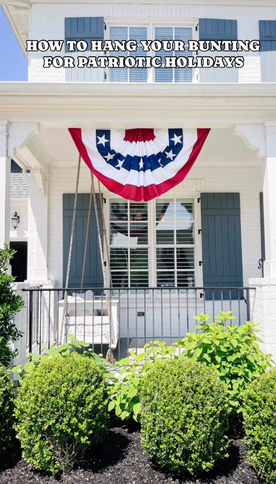 The hooks and bunting we have from Amazon! 