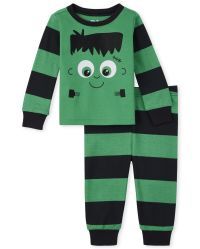 Unisex Baby And Toddler Frankenstein Snug Fit Cotton Pajamas - greensheen | The Children's Place