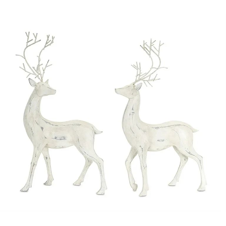 Deer (Set of 2) 20.5"H Resin | Walmart (US)