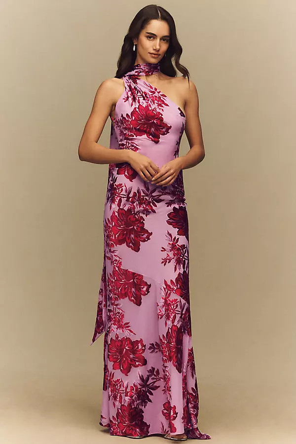 Lorenna One-Shoulder Maxi Dress | Anthropologie (US)