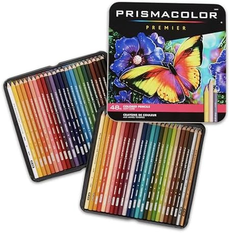 Prismacolor Premier Colored Pencils, Soft Core, Assorted Colors, 48 Count - Durable, Vibrant, Ult... | Amazon (US)