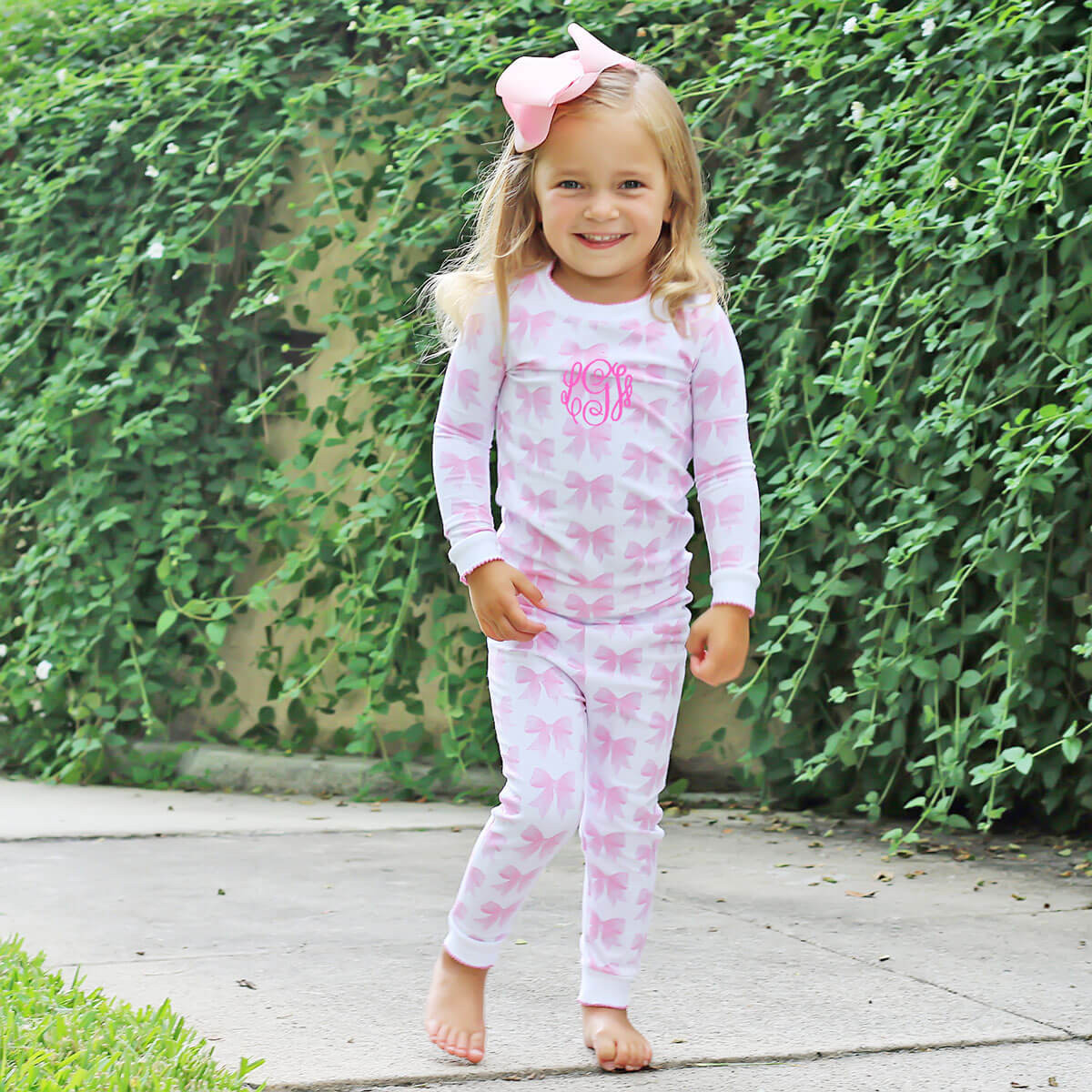 Pink Bow Pajamas | Classic Whimsy