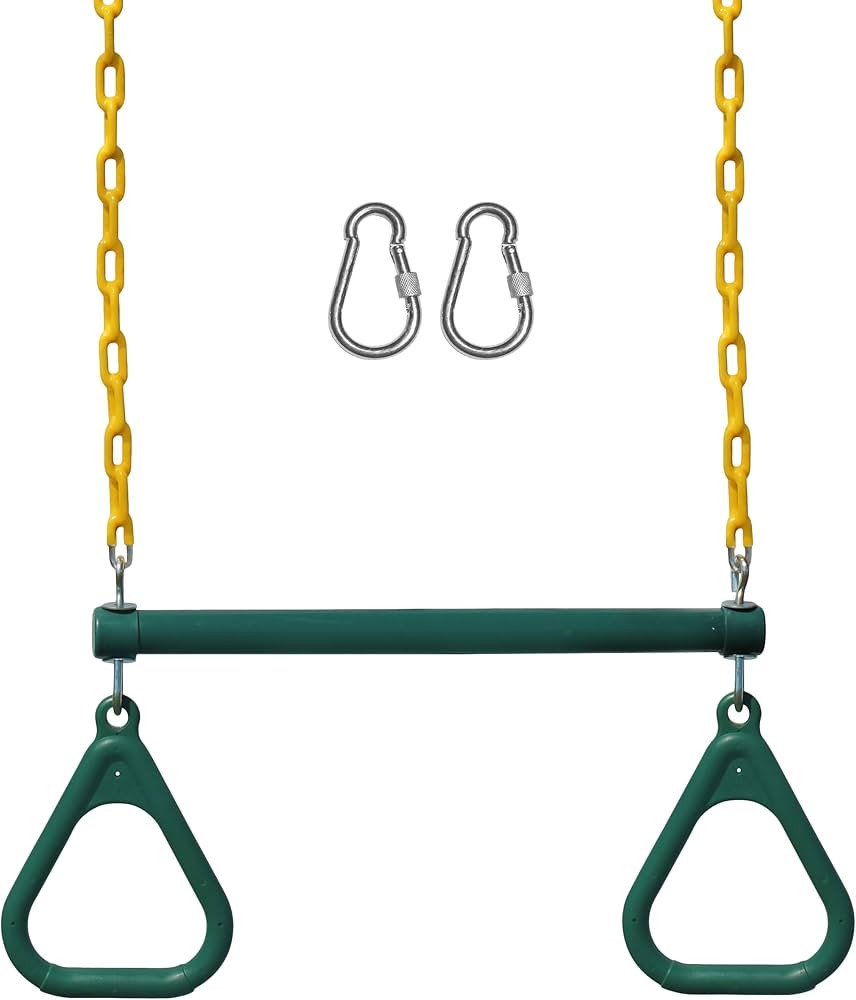 Jungle Gym Kingdom Swing Sets for Backyard, Monkey Bars & Swingset Accessories - Set Includes 18"... | Amazon (US)
