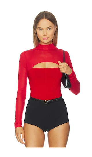 Kate Bodyuit in Rouge | Revolve Clothing (Global)
