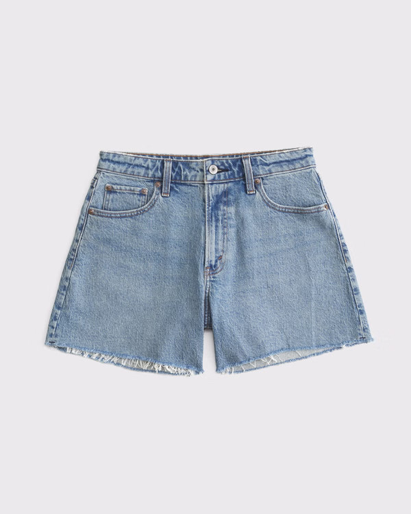 Curve Love High Rise Dad Short | Abercrombie & Fitch (UK)