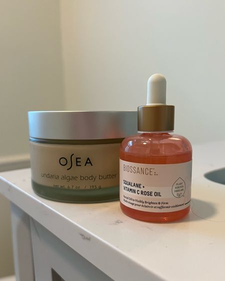 The two skincare products saving my pregnancy skin right now: Osea body butter and biossance vitamin c rose oil  

#LTKfindsunder100 #LTKbeauty