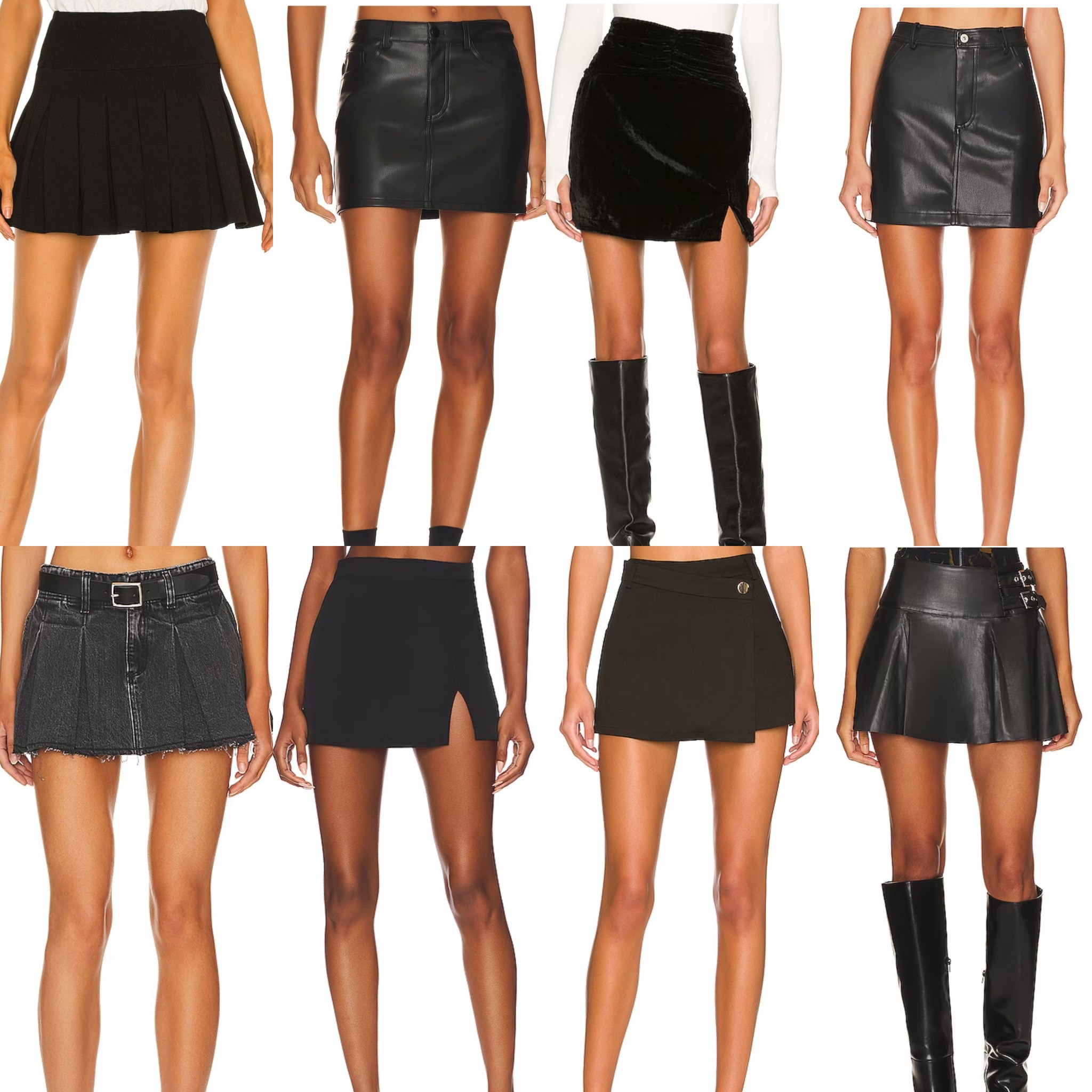 Fall Outfits, thanksgiving, black skirt, mini skirt, fall skirts, leather skirts, holiday skirts, pleated skirts  

#LTKstyletip #LTKHoliday #LTKparties