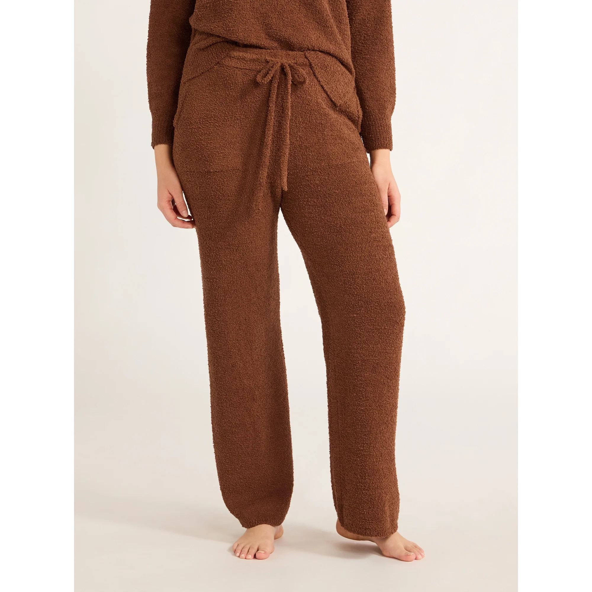 Joyspun Women's and Women’s Plus Chenille Pull-On Pants, 28” Inseam, Size XS - 3X | Walmart (US)