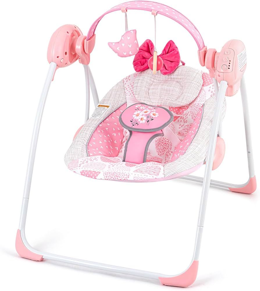 Baby Swing,Portable Baby Swing for Infants,Electric Baby Swings for Newborn, 6-Speed Infant Swing... | Amazon (US)