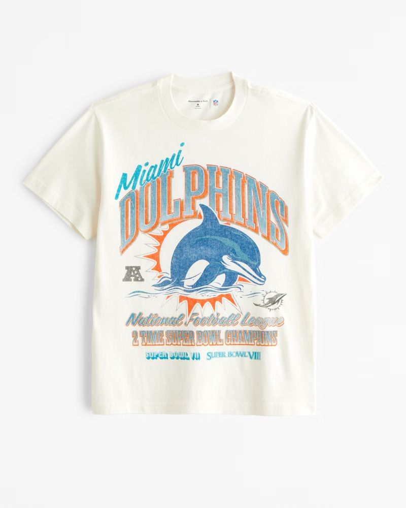 NFL Miami Dolphins Graphic Tee | NFL NFL | Abercrombie.com | Abercrombie & Fitch (US)