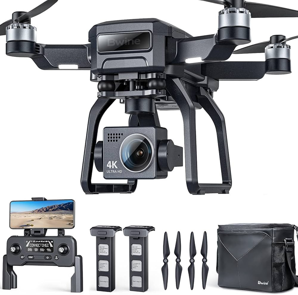 Bwine F7GB2 Drones with Camera for Adults 4K with FAA Completed, 9800FT Transmission Range, 3-Axi... | Amazon (US)