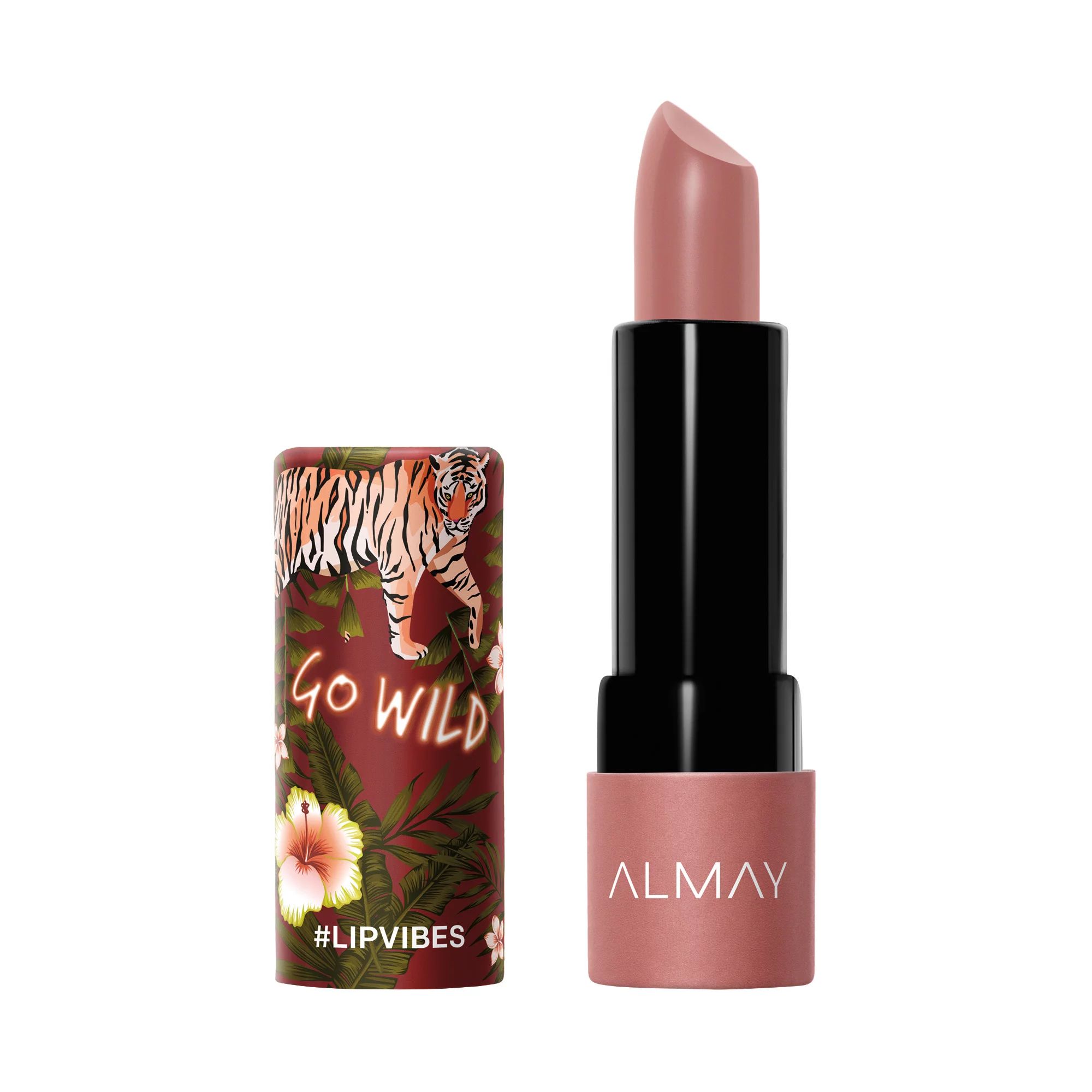 Almay Lip Vibes Lipstick, with Shea Butter and Vitamins E and C, Go Wild - Walmart.com | Walmart (US)