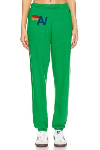 Aviator Nation Logo Sweatpant in Kelly Green from Revolve.com | Revolve Clothing (Global)