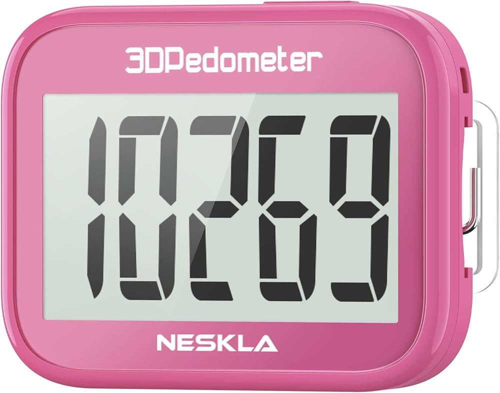 3D Pedometer for Walking, Simple Step Counter for Walking with Large Digital Display, Step Tracke... | Amazon (US)