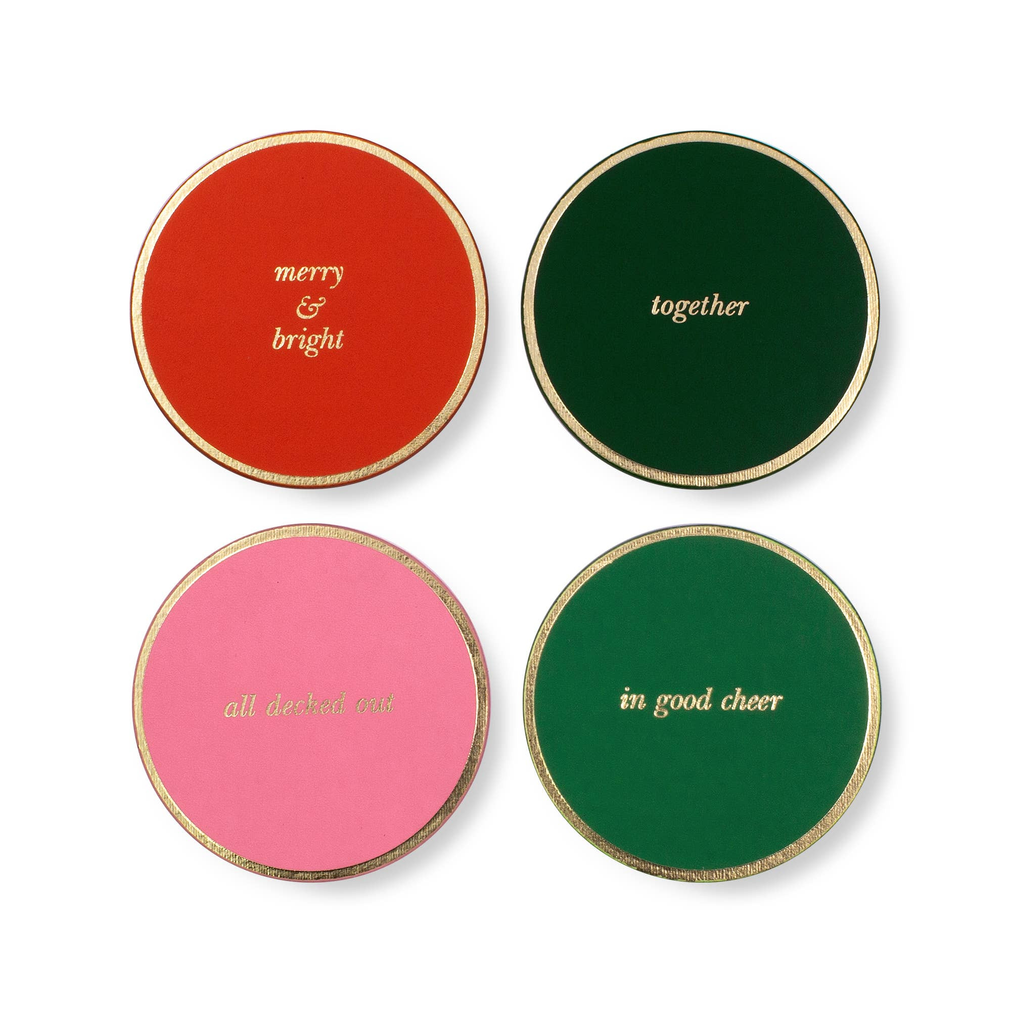 Coaster Set, All Decked Out | Little Words Project