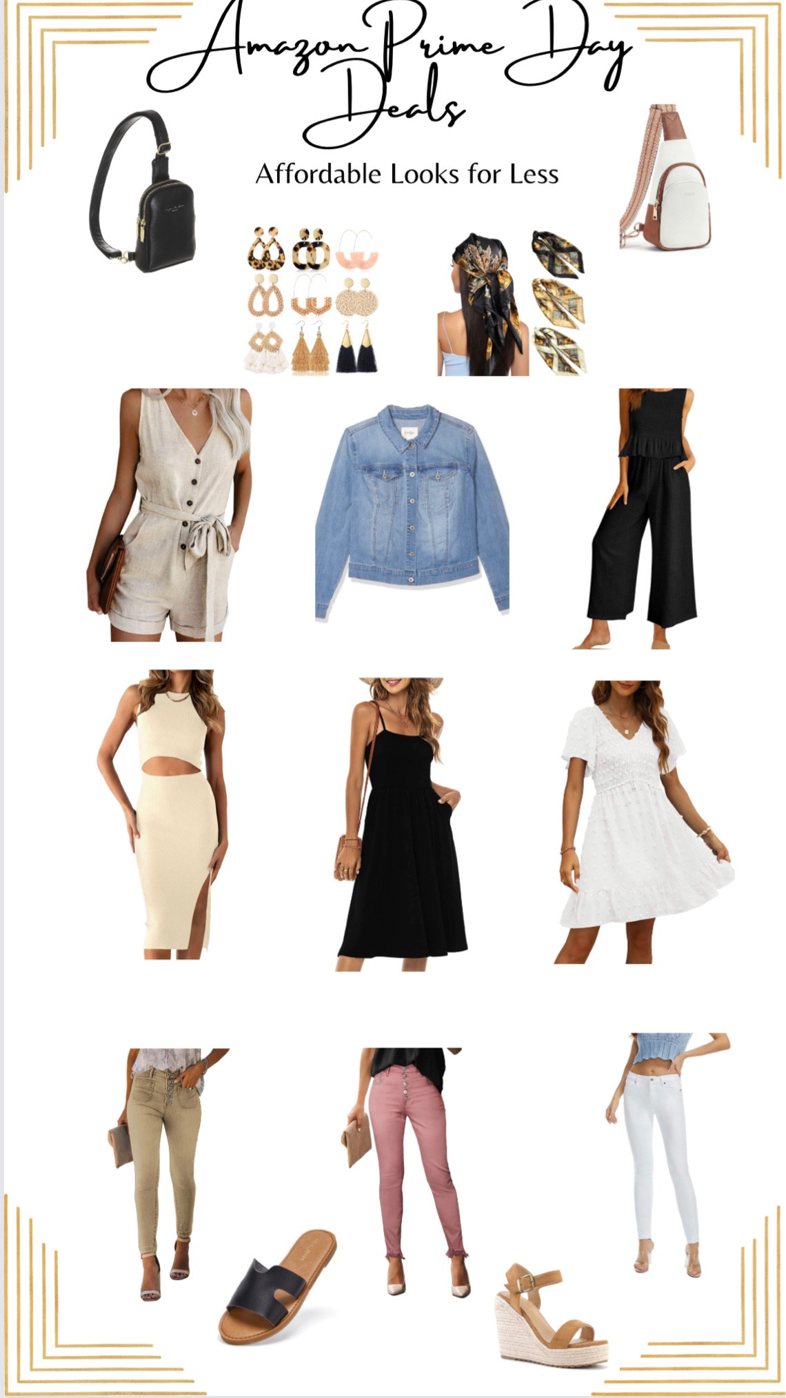 Sharing some of my favorite fashion finds from Amazon! I own all of these items and love every single one. Summer pants in a variety of fun colors, plus cute summery dresses, sandals and fashion earrings at a steal! 
#amazonfashion #fashionfinds #summerclothes #summerdresses #accessories

#LTKstyletip #LTKxPrimeDay #LTKFind