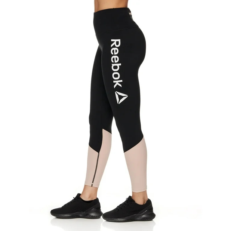 Reebok Women's Focus Highrise 7/8 Legging with 25" Inseam and Back Zipper Pocket | Walmart (US)