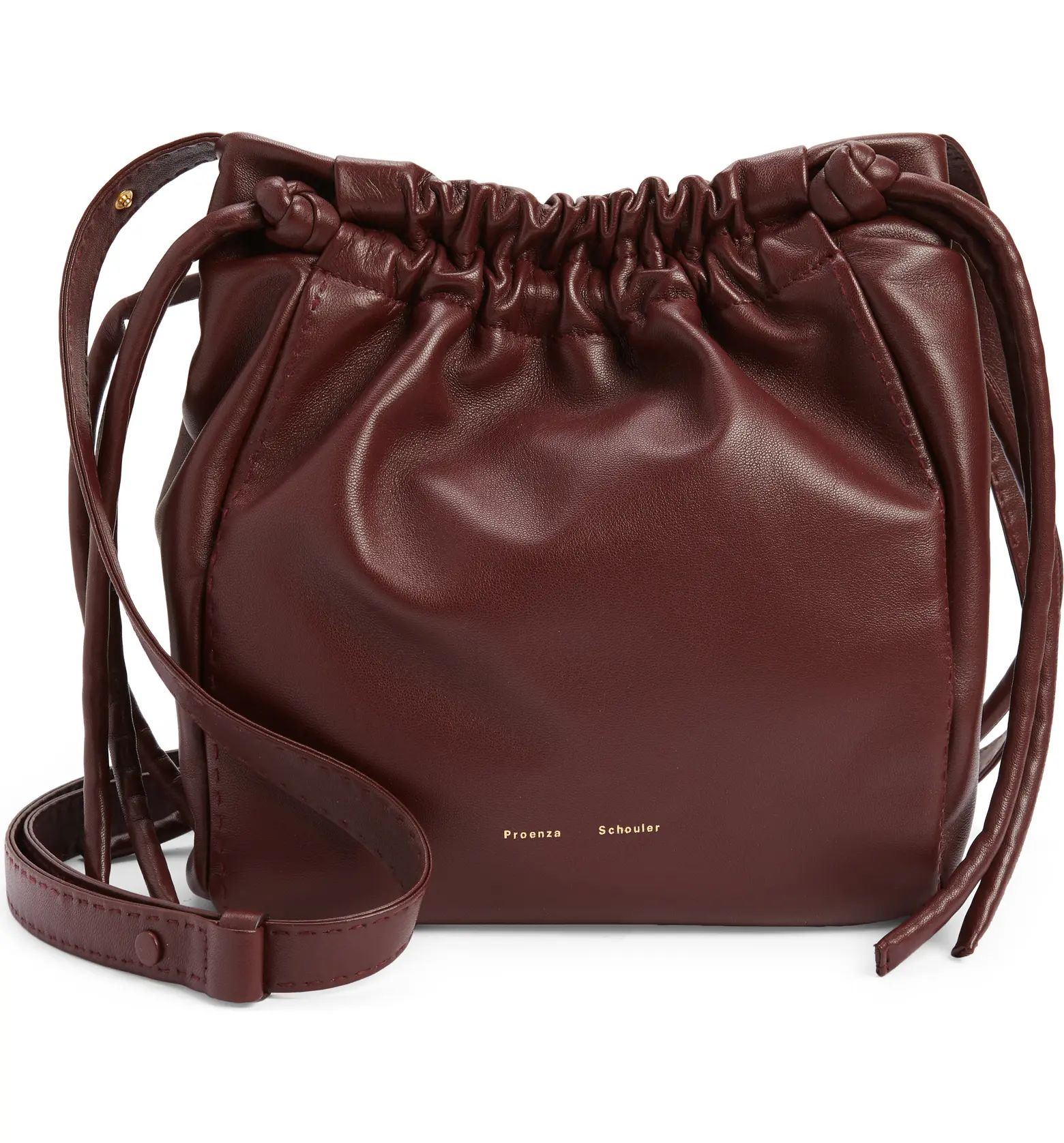 Drawsting Pouch Leather Crossbody Bag | Nordstrom
