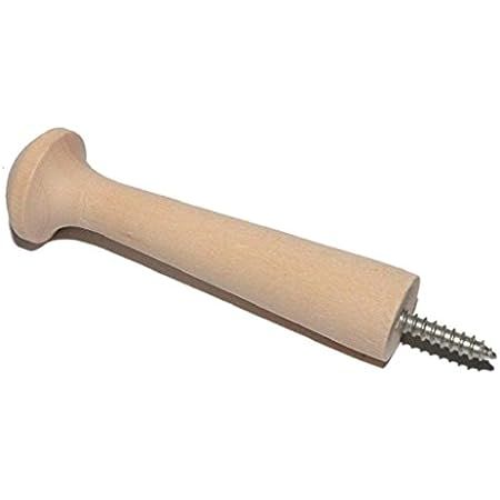 Screw-On Shaker Pegs Birch Hardwood - 2.9-Inch Wood Length Plus Hangerbolt - 10-Pack | Amazon (US)