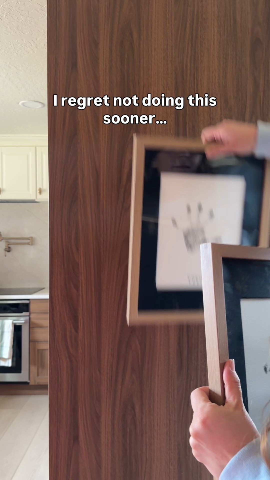 Easy, budget friendly DIY to keep their handprints little forever! 
#diy #momlife #kidart 
