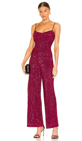 Cindie Jumpsuit in Maroon Red | Revolve Clothing (Global)
