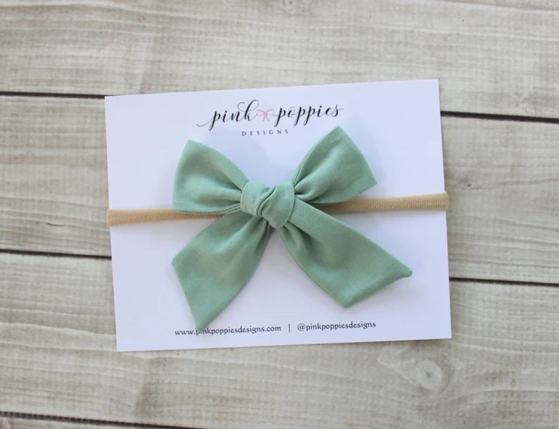 Sage Green Hair Bow from PinkPoppiesDesigns

Sage Baby Bow | Green Hair Clip | Sage Cotton Bow | Newborn Headband | Baby Girl Headband | Light Green Baby Headband


#LTKSpringSale #LTKBaby #LTKKids