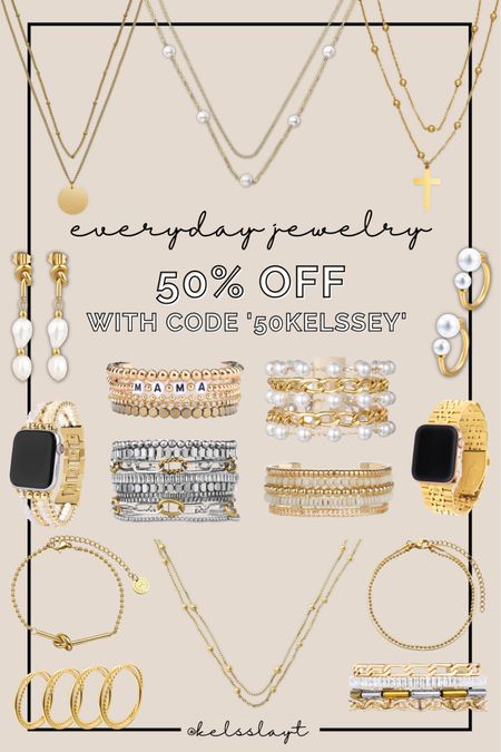 Everyday jewelry, Victoria Emerson 

50% off with code 50KELSSEY 

#LTKsalealert #LTKFind #LTKunder50