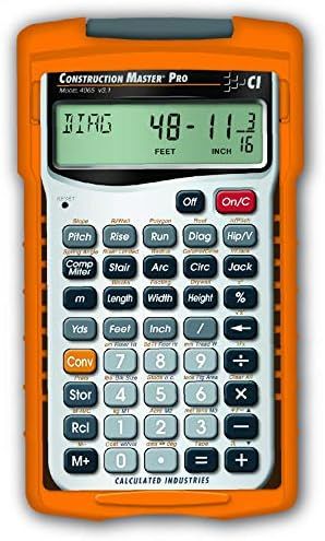 Calculated Industries 4065 Construction Master Pro Advanced Construction Math Feet-inch-Fraction ... | Amazon (US)