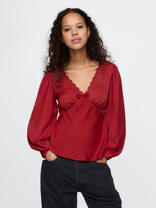 Satin Empire Top | Gap (US)