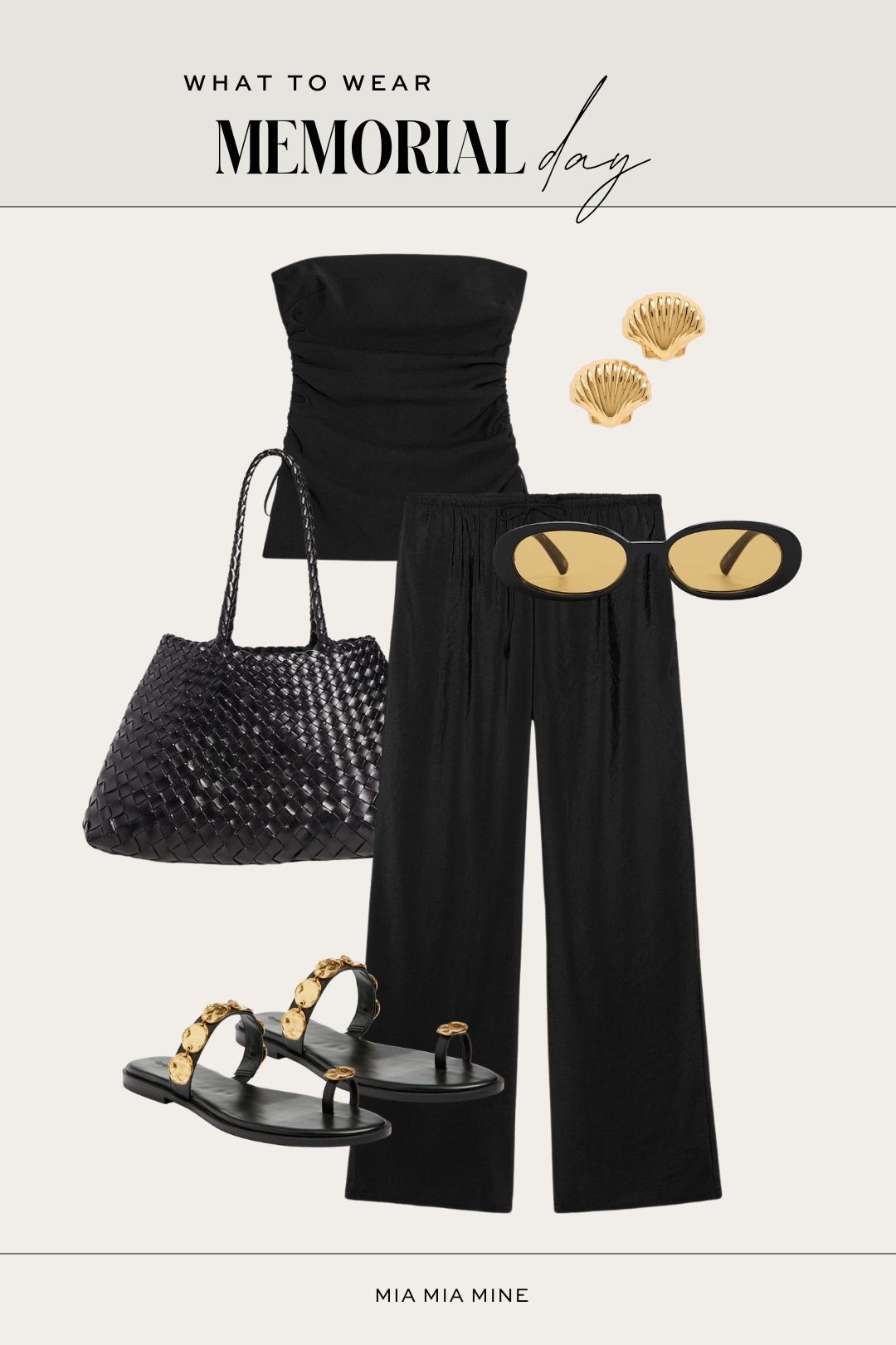 Memorial Day outfit ideas / summer outfit 
Zara black matching set / tube top and linen pants
Dragon diffusion straw bag
Nordstrom sandals
Shell earrings 

#LTKFindsUnder50 #LTKFindsUnder100 #LTKTravel