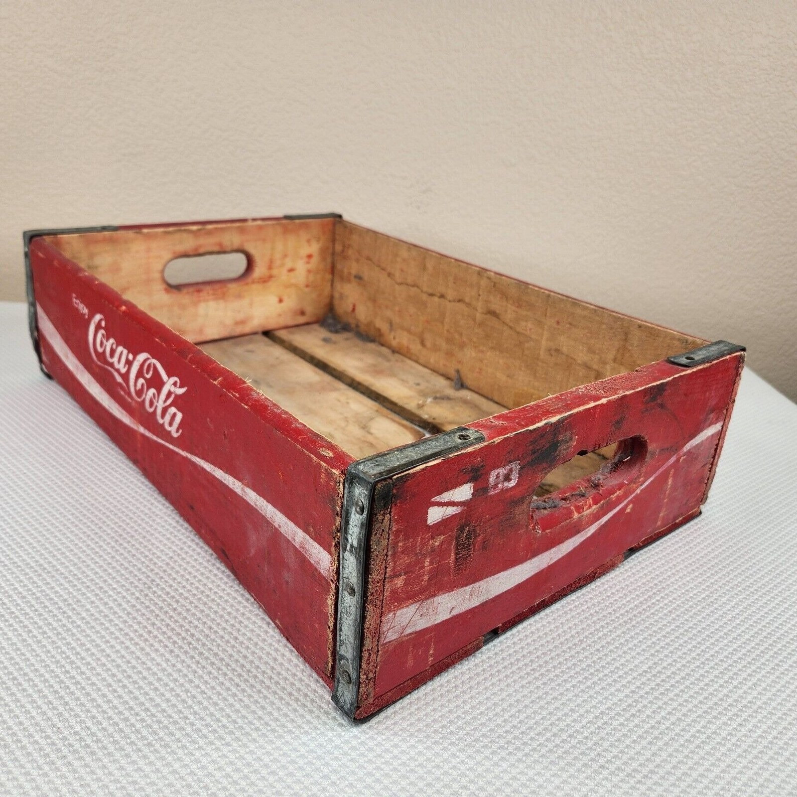 Coca Cola Wooden Crate Coke Soda Pop Vintage 1980s Red - Etsy | Etsy (US)