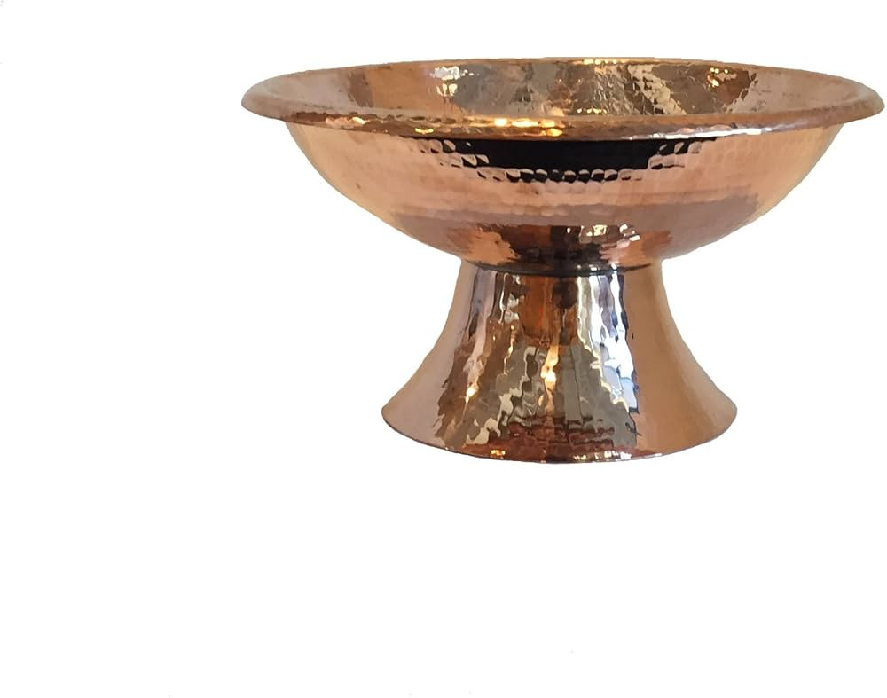 Sertodo Copper, Frutera Bowl, Hand Hammered 100% Pure Copper, 10 inch diameter | Amazon (US)