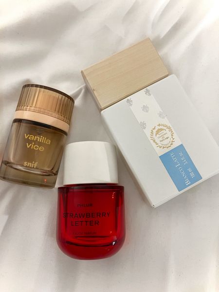 This fragrance combo got me compliments all day and lasted me my eight hour shift! Now I did drown in this, but it was worth it lol!

Featured products:
Phlur Strawberry Letter
Giardini di Toscana Bianco Latte
Snif Vanilla Vice

#LTKGiftGuide #LTKbeauty